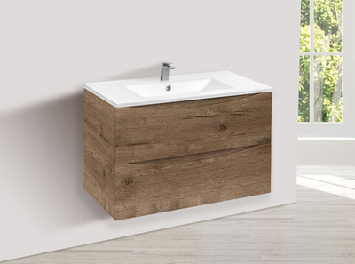 База под керамическую раковину Mia 750 подвесная, 2 выкатных ящика soft close, V.Oak, , шт