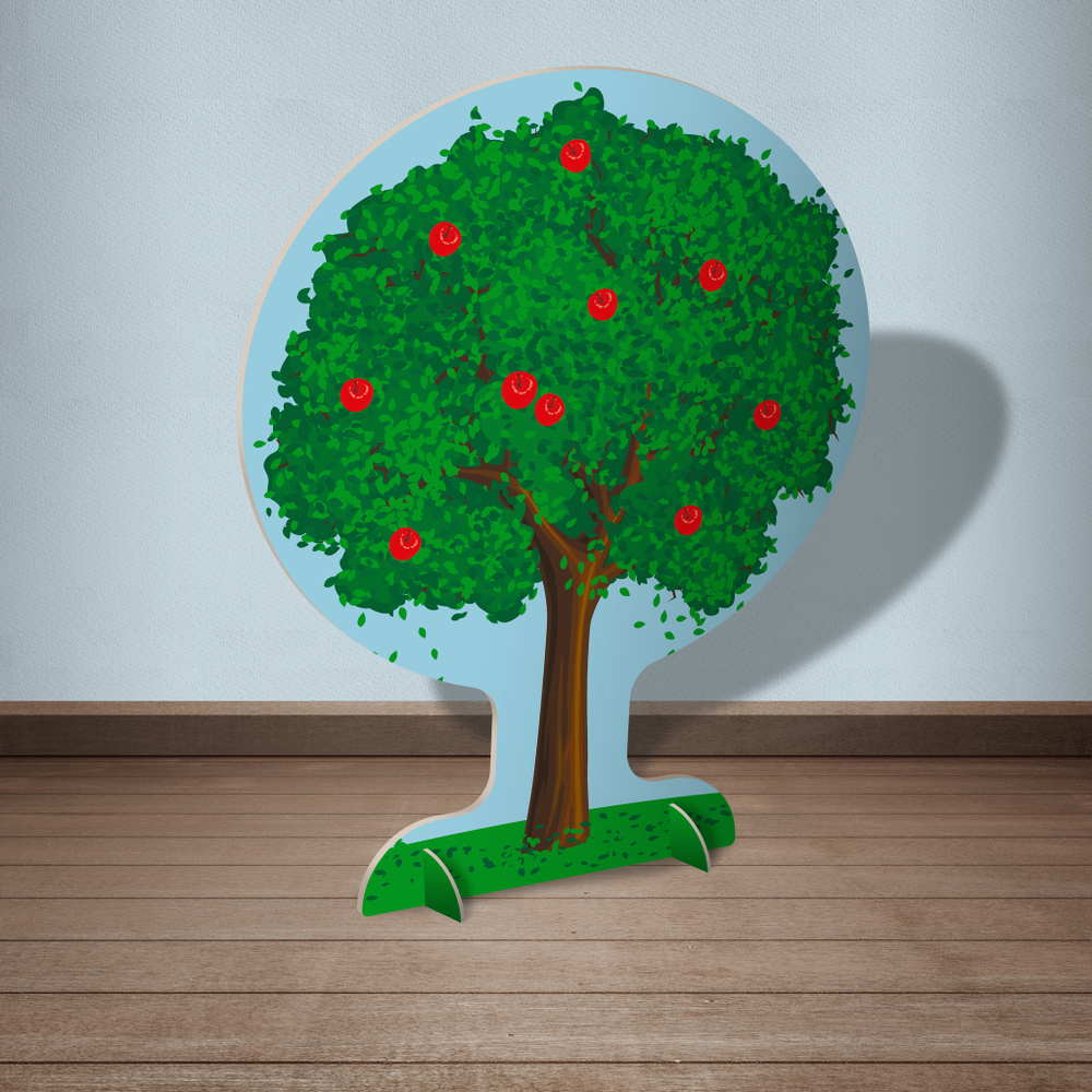 Напольная двусторонняя декорация Дерево зима-лето 164000894