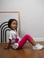 Бриджи в рубчик для девочки