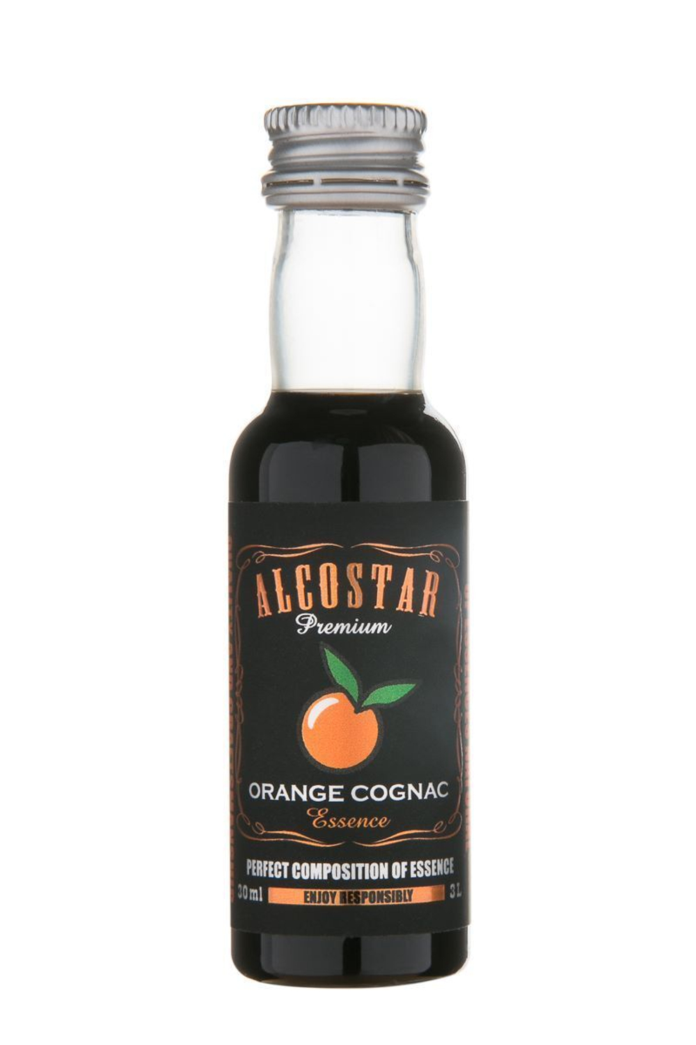 PREMIUM Alcostar Апельсиновый Коньяк, Orange Cognac (эссенция, ароматизатор пищевой) 30 мл на 3л
