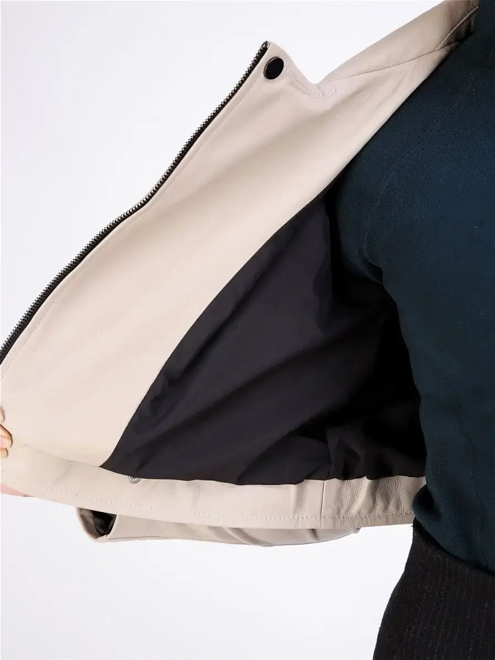 Косуха женская натуральная кожаная