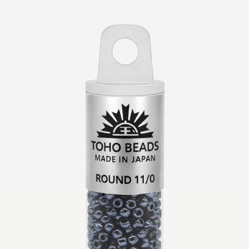 Японский бисер TOHO Round 11/0 (№81), металлизированный, непрозрачный глянцевый