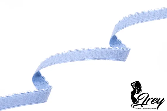 3090 641/12 Резинка отделочная Lauma 12 мм, голубой 3090