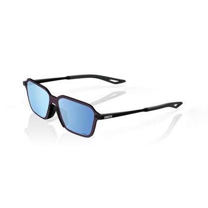 Спортивные очки 100% LEGERE TRAP Soft Tact Black - HiPER Blue Mirror Lens