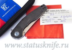 Нож CKF S.S.E. Black (М390, титан, подшипники) SSEфотография - 1