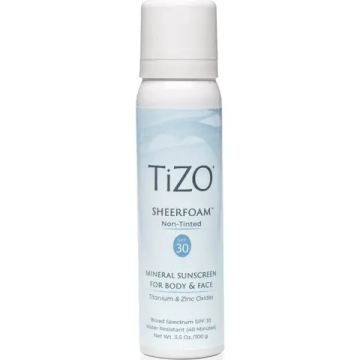 SheerFoam Sunscreen SPF 30 Non-Tinted | Спрей солнцезащитный для лица и тела TiZO