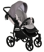 Детская коляска Tutis Novo Reflective 3 в 1 1142043 Кожа Pearl Metalic/Grey Reflective Print