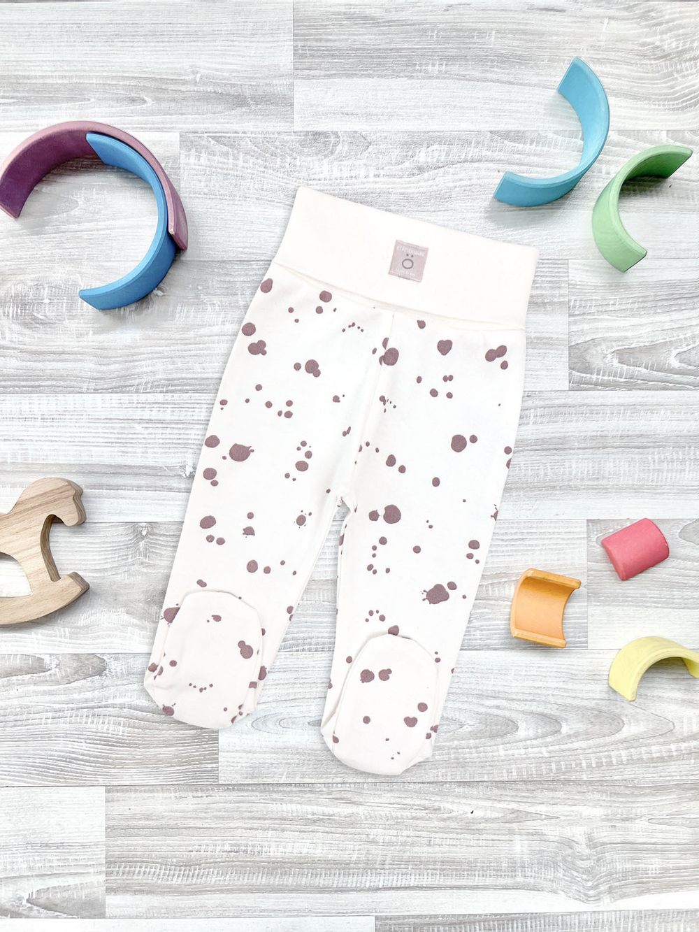 Ползунки Mjölk Кляксы на широком поясе