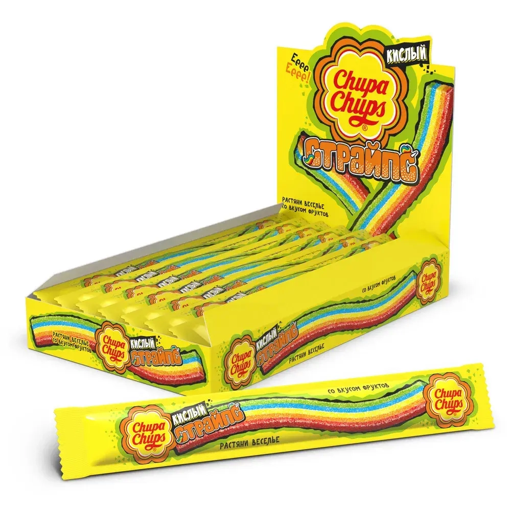 Мармелад Chupa Chups Страйпс, 10,5 г