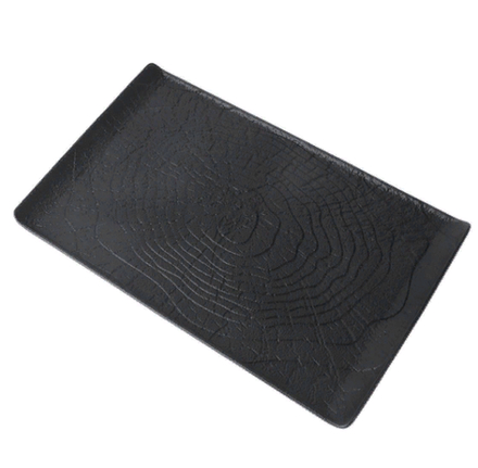 Блюдо прямоугольное d=33.5*20.5 см, серия "Black Raw Wood" P.L.