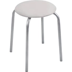 Табурет 'Классика 2' на 4-х опорах (круглое сидение) светло-серый