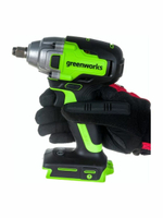 Гайковерт ударный аккумуляторный GREENWORKS GD24IW400 24В,400Hm,1/2,б/щ,без АКБ и ЗУ (3802907)