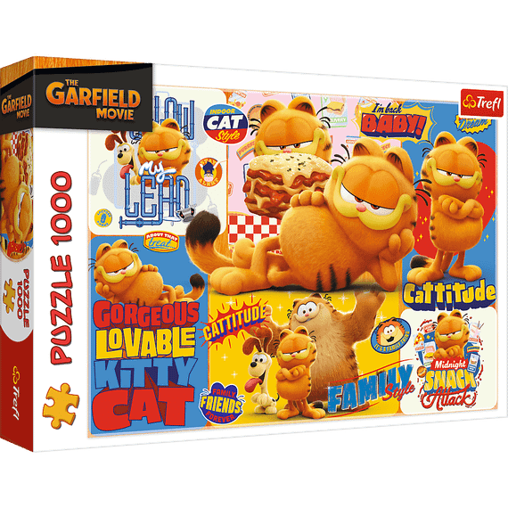 Pazl / Пазлы / Puzzles - "1000" - Garfield's Adventures / Garfield