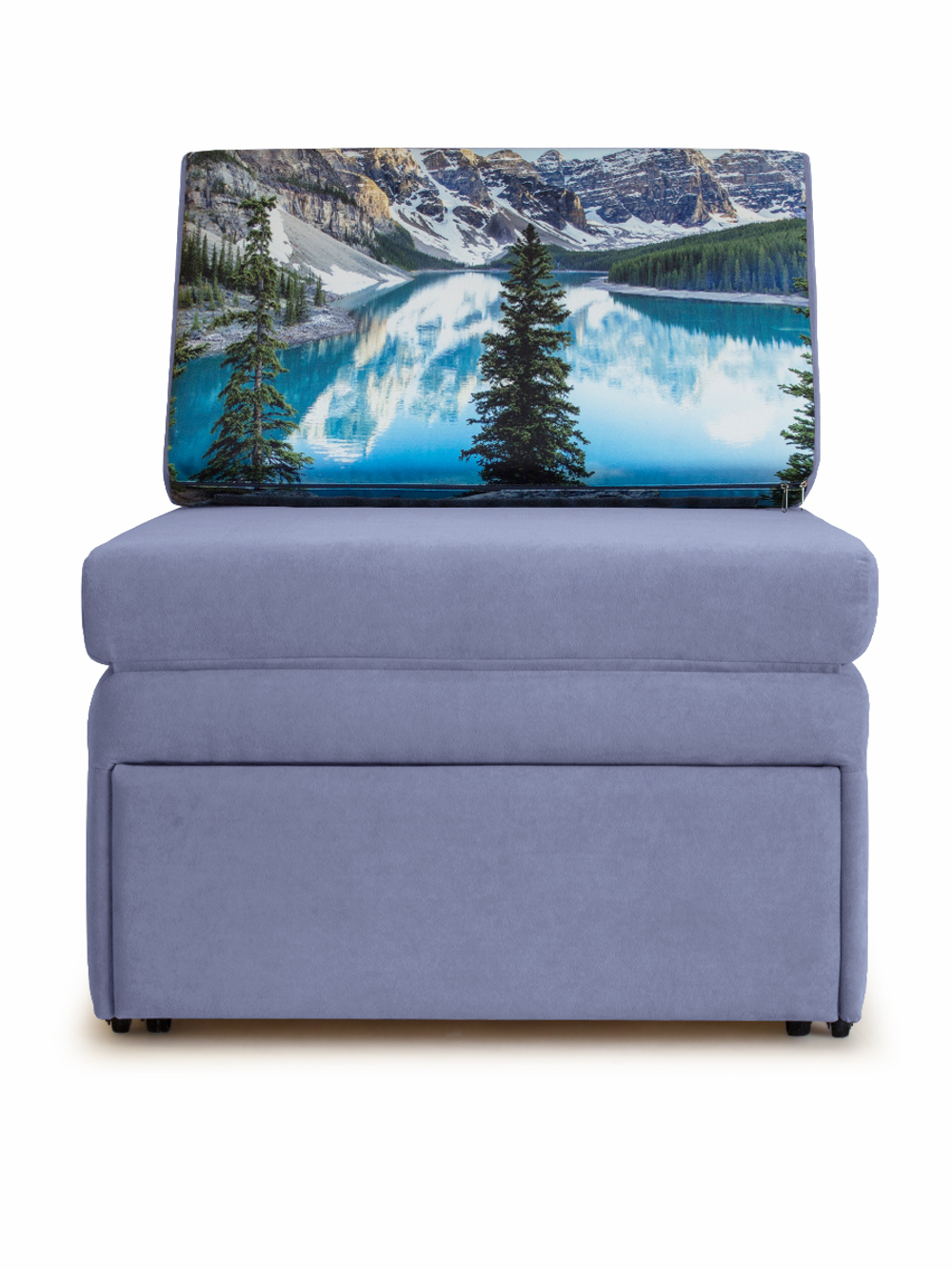 Кресло-кровать "Миник" 70 см, купон Пейзаж