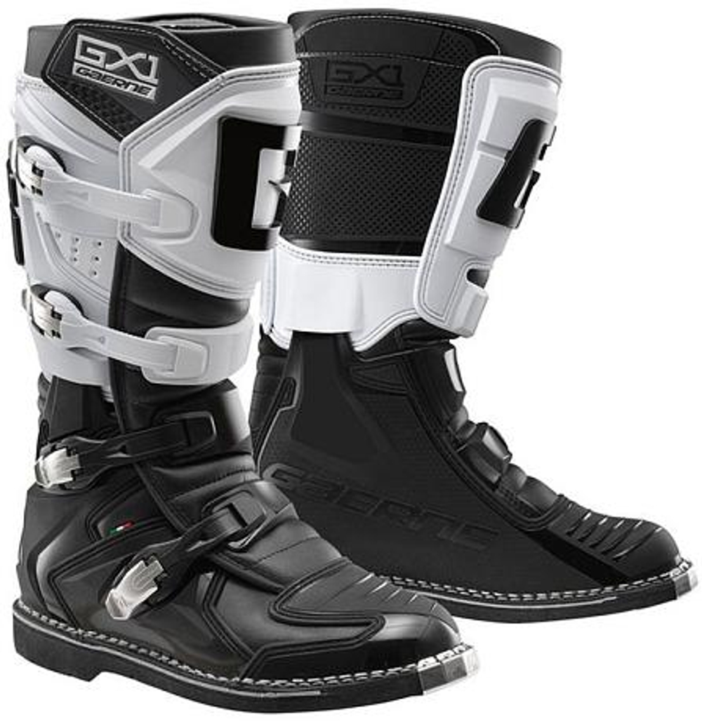 Мотоботы GAERNE GX-1 BLACK WHITE 42