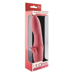 Розовый вибратор с усиками ULTI CLIMAX RECHARGEABLE VIBRATOR - 17 см. (Цвет: розовый)