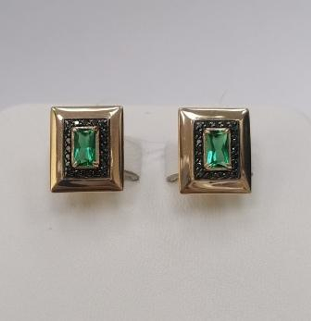 Серьги из золота с бриллиантами