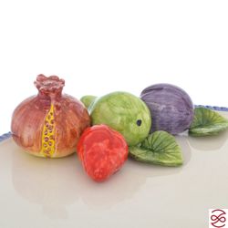 Поднос овальный Annaluma Фрукты 38*28 см
