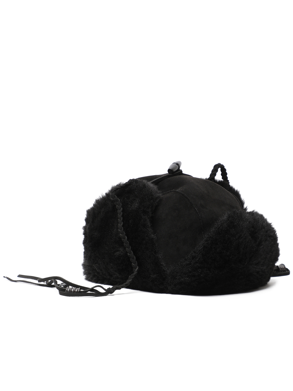 Шапка Braided Shearling Trapper