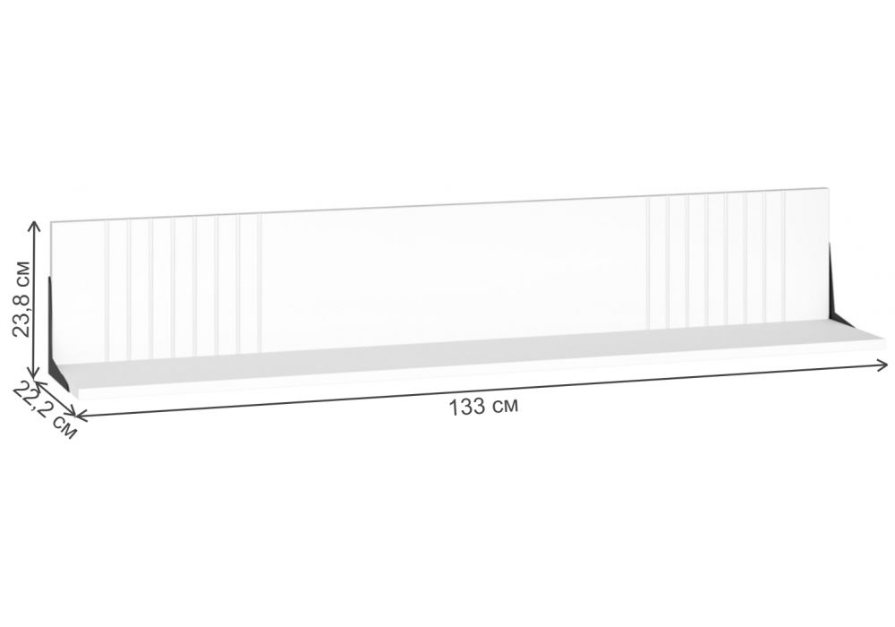 Модульная гостиная Вестра белый шагрень комплектация 3