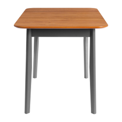 Стол Соната Люкс/ Sonata Lux table, 120х75х75 см массив сосны, антик /графит, 120х75х75 см
