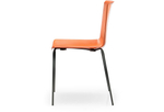 Стул пластиковый Pedrali Tweet, оранжевый
