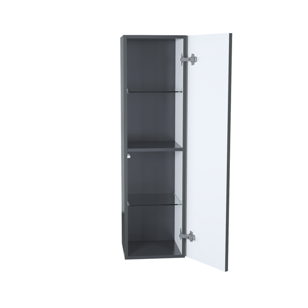 Пенал подвесной IDDIS Bild, 30 см, темно-серый, BIL30G0i97