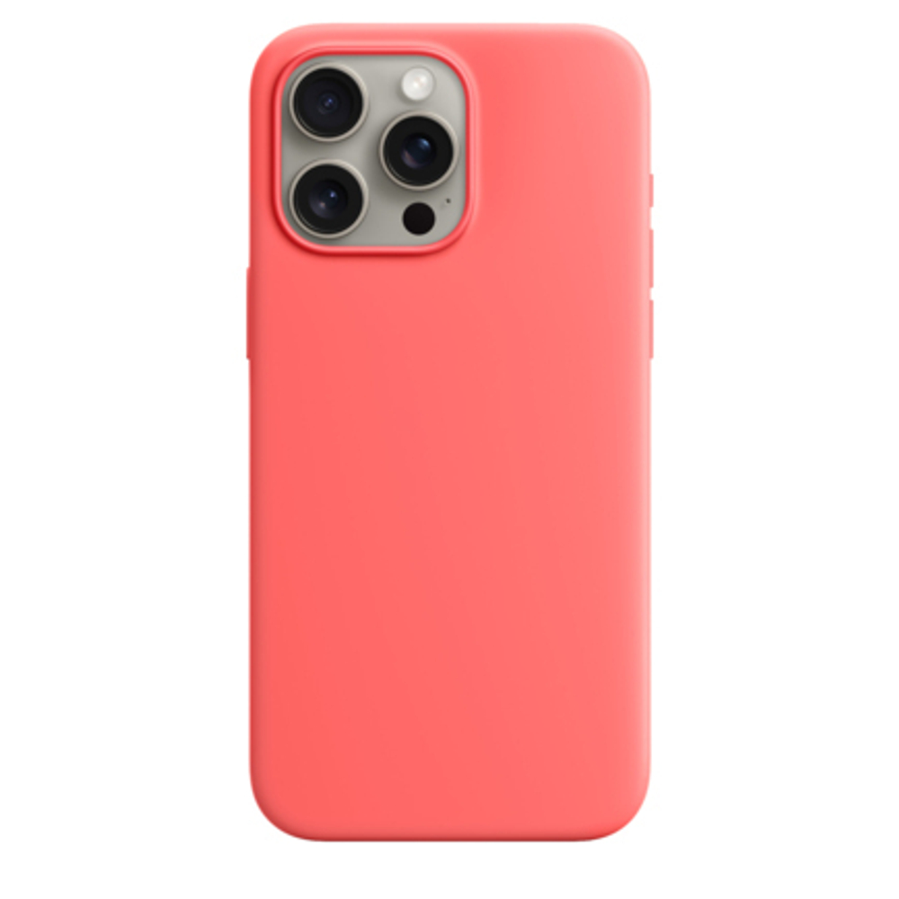 Силиконовый чехол с поддержкой MagSafe Apple Silicone Case для iPhone 15 Pro Max