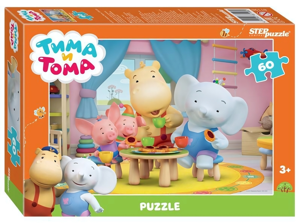 Пазл 60эл. "Тима и Тома" (Степ пазл)