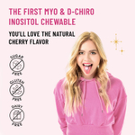 Legendairy Milk, Myo & D-хиро инозит, вишня, 30 веганских жевательных таблеток