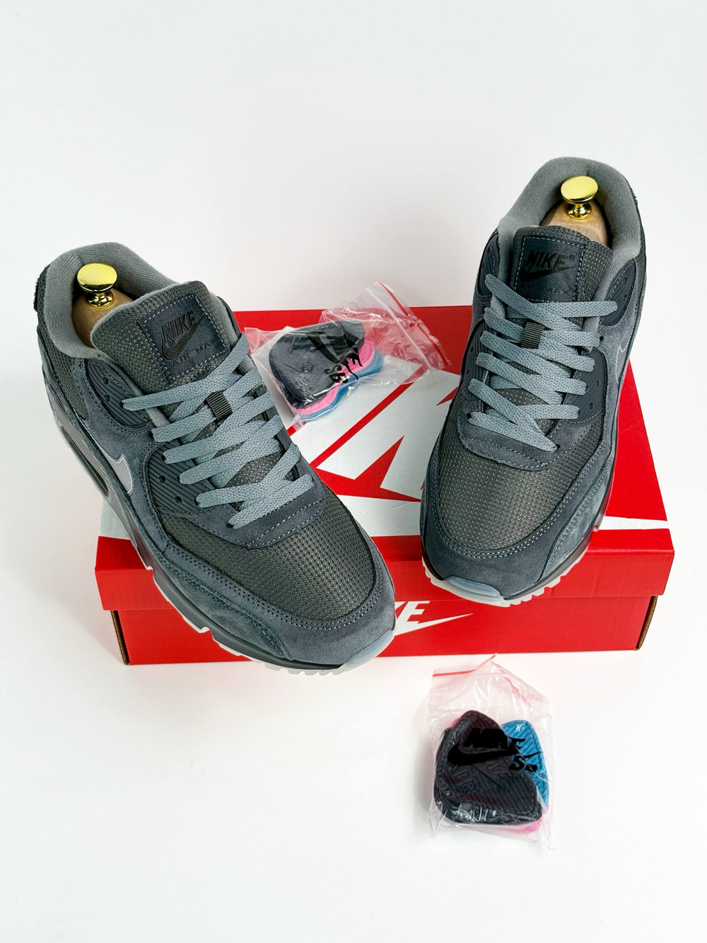 Кроссовки Nike Air Max 90 #B135 (сер.)