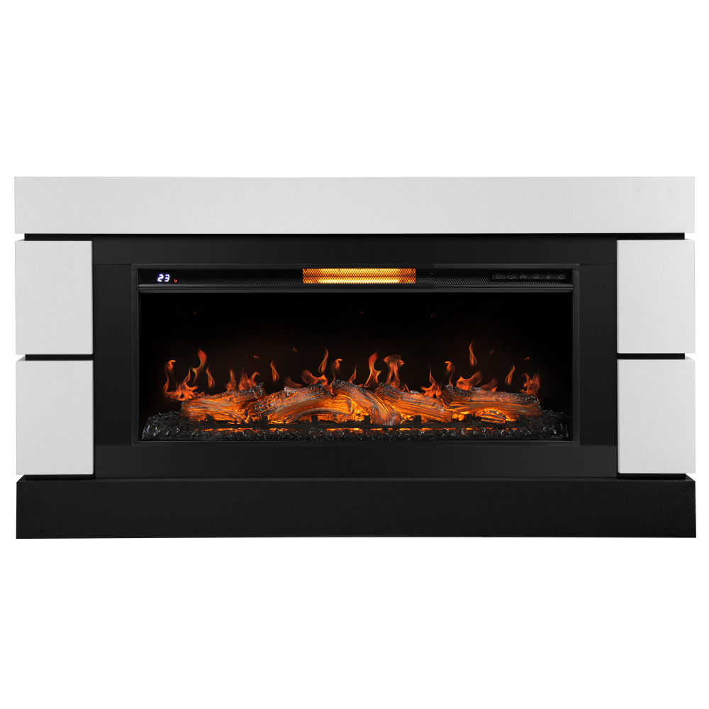 Каминокомплект: Очаг Royal Thermo Aurora RTFP/P-AR40LS, портал Moderno 42/40/36, белый, р/в НС-1707026