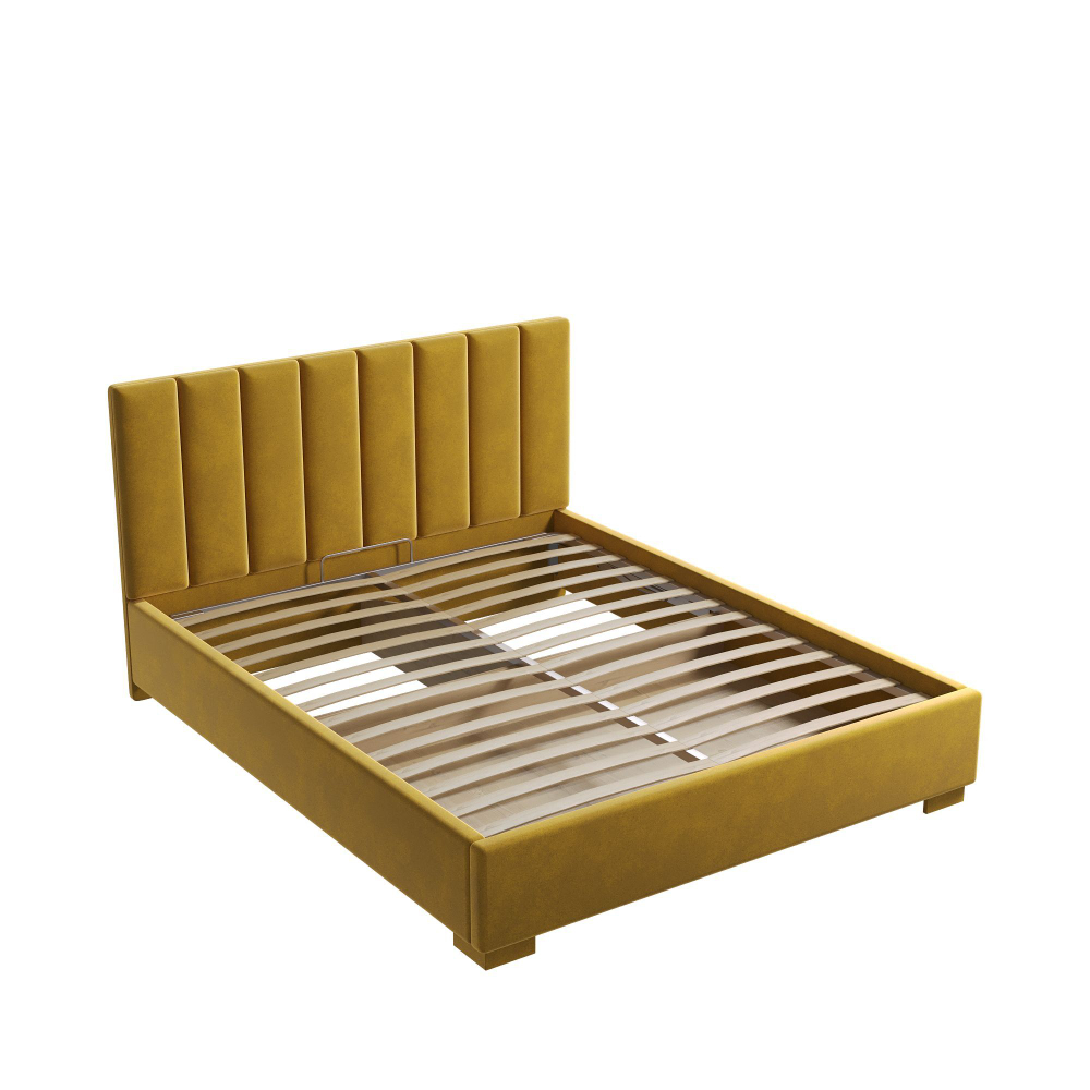 Кровать 160х200, Беатрис желтый