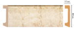 Плинтус DECOMASTER D235-80 (80*17*2400 мм)