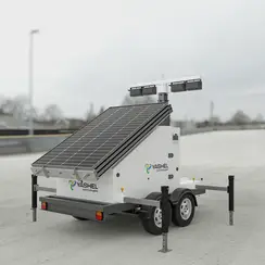 Передвижная солнечная электростанция