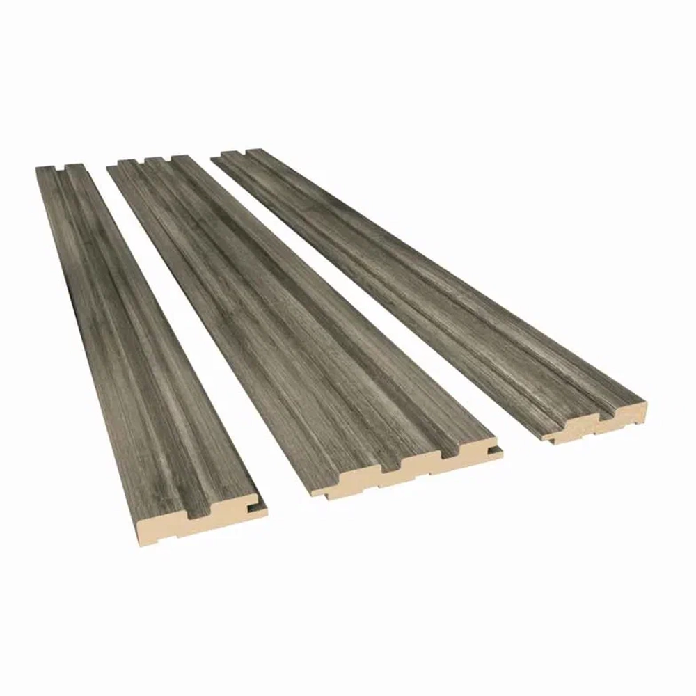 Стеновая реечная панель Альберо, Эко-шпон Пепельный ясень, 120*16*2750 мм