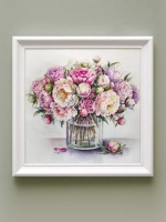 Картины на стену интерьерные на холсте 4 шт, 23*23 см