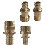 Муфта O 25x3.5 - 3/4" нар. аксиальная Millennium (материал латунь CW617N)