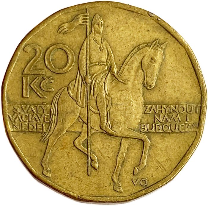 20 крон 1993-2023 Чехия