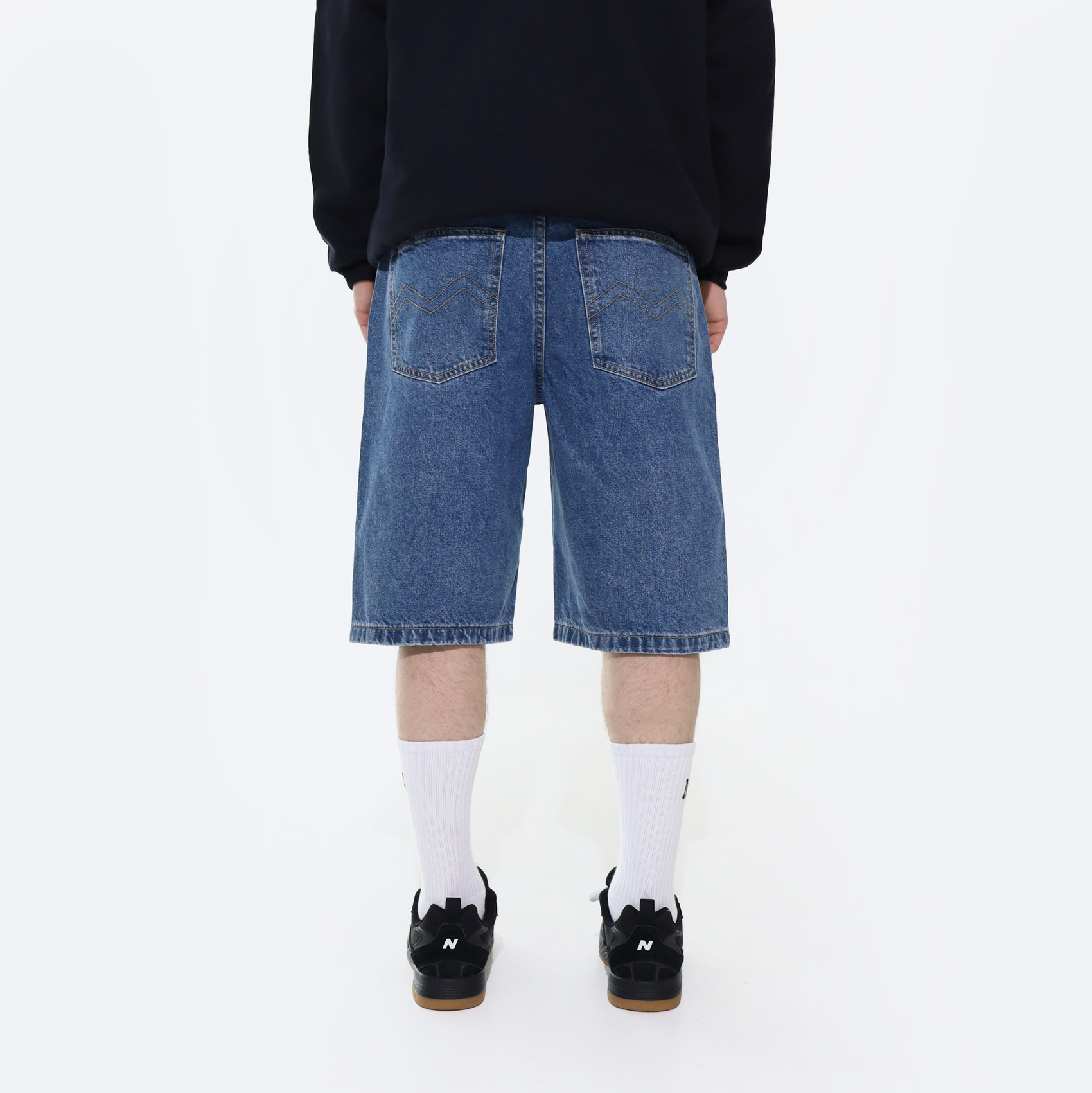 Шорты Magamaev Bigger M shorts (blue washed) артикул: - купить в магазине Дайс