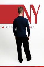 Longsleve Slim-Fit Blue