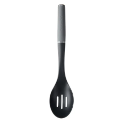 KitchenAid Классическая кухонная ложка с отверстиями серого цвета
