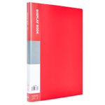 Папка с файлами DELI "Classic" на 30 вкладышей, 0.5 мм, красная