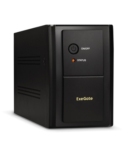 Exegate EX292609RUS ИБП ExeGate SpecialPro UNB-2000.LED.AVR.2SH.RJ.USB &lt;2000VA/1200W, LED, AVR,2*Schuko, RJ45/11, USB, металлический корпус, Black&gt;