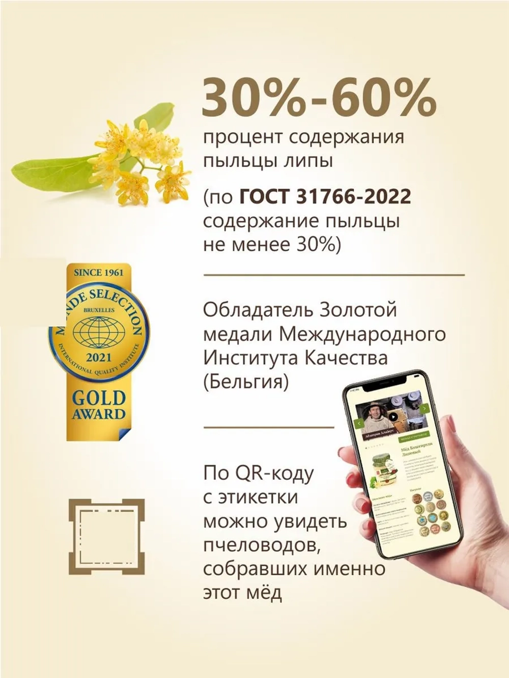 Набор меда Берестов Липовый, Гречишный