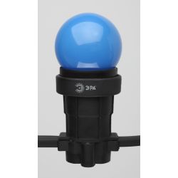 Лампа светодиодная ЭРА STD ERABL45-E27 E27 / E27 1Вт шар синий для белт-лайт | Лампы светодиодные Белт-Лайт