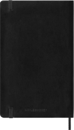 Еженедельник Moleskine (DSB12WN3) Classic Soft WKNT Large 130х210мм 144стр. мягкая обложка черный