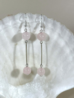 Серьги минимализм с палочкой