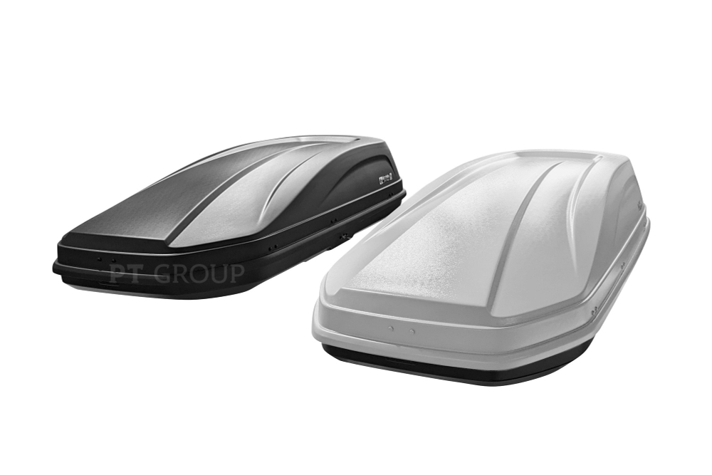 Автобокс PT Group Active L 225 x 45 x 88 см, двусторонний, 650 литров