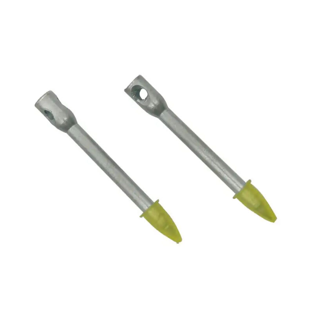 Дюбель гвозди монтажные с желтым наконечником и отверстием FEDAST ZK6-60S6